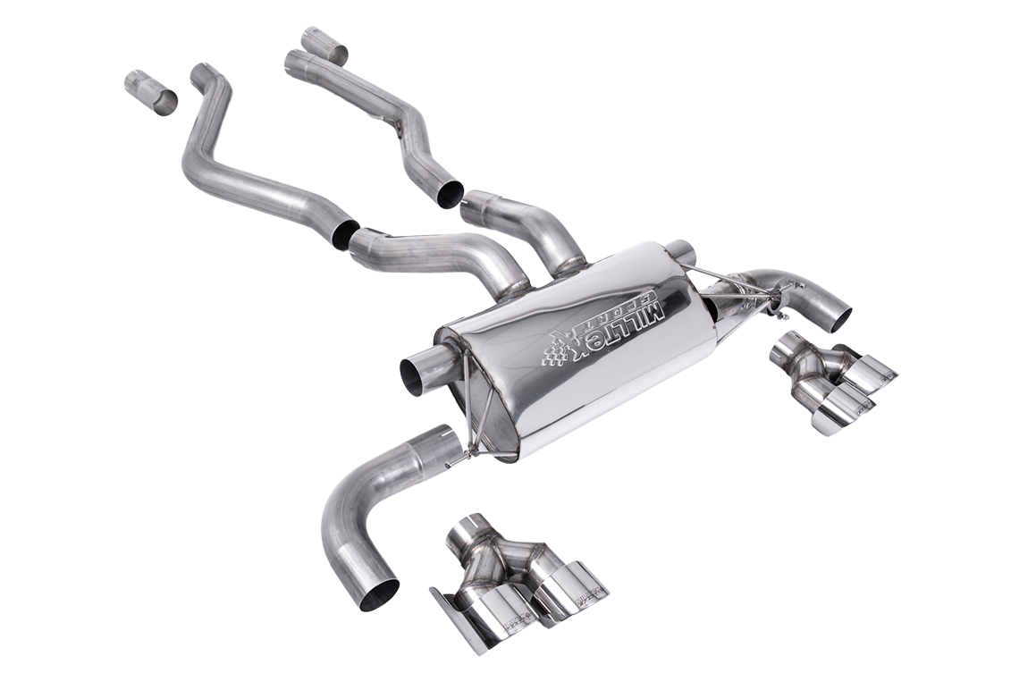 ECE Godkendt MILLTEK Catback til M340I G-Serie