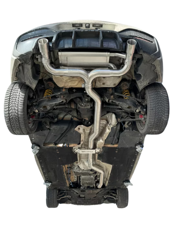 STREETPARTS E-Mærket Custom 3.5" Catback m. Spjælde til F2X M240i Non-OPF