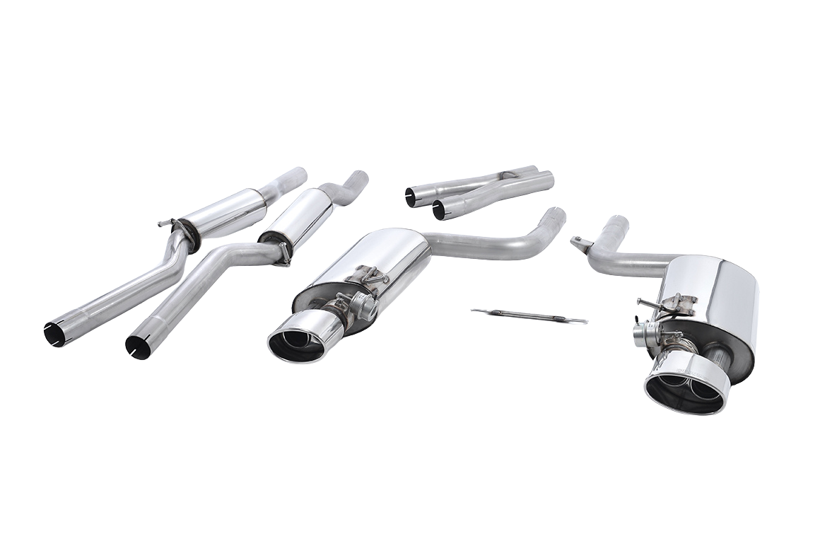 ECE Godkendt MILLTEK Catback til Audi RS4 B7 4.2 V8