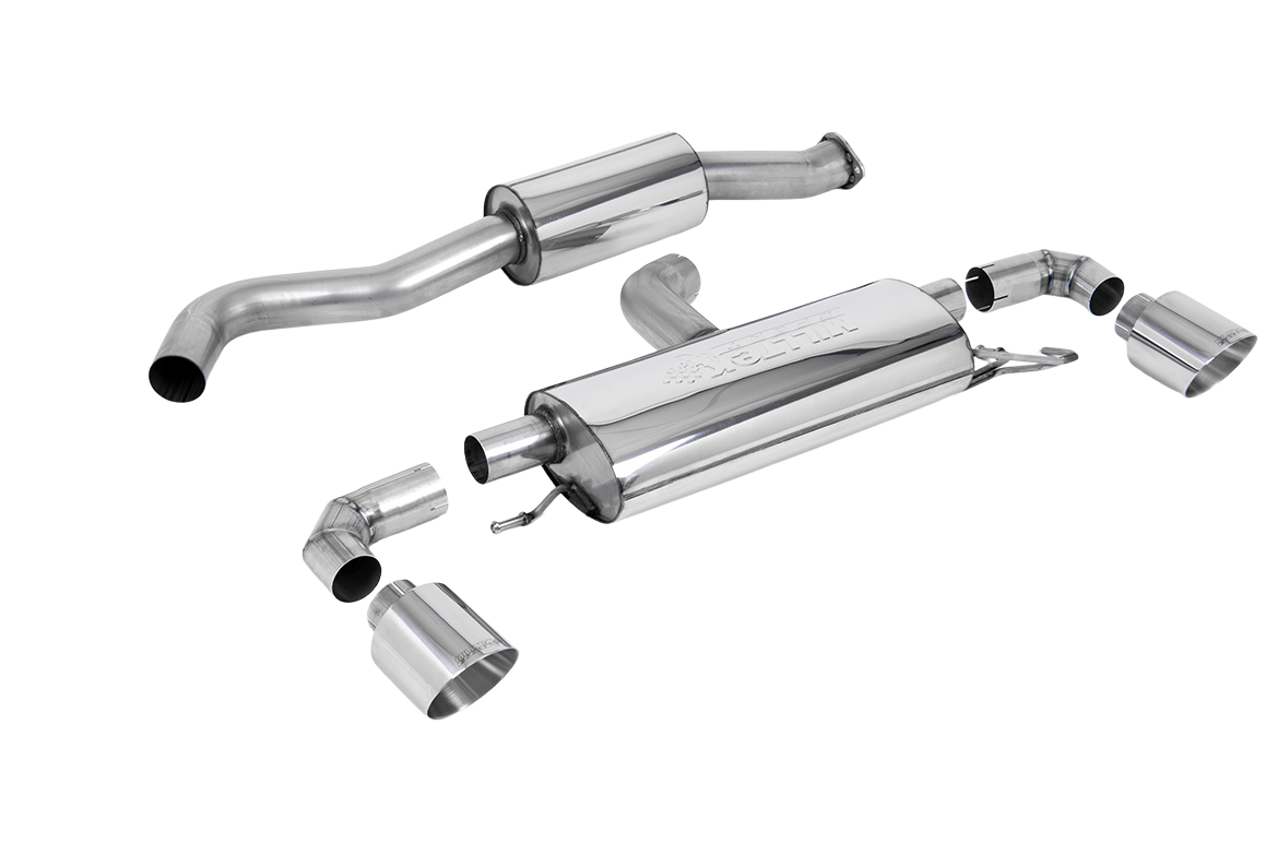 ECE Godkendt MILLTEK Catback til Toyota Yaris GR MK1 1.6T 261HK