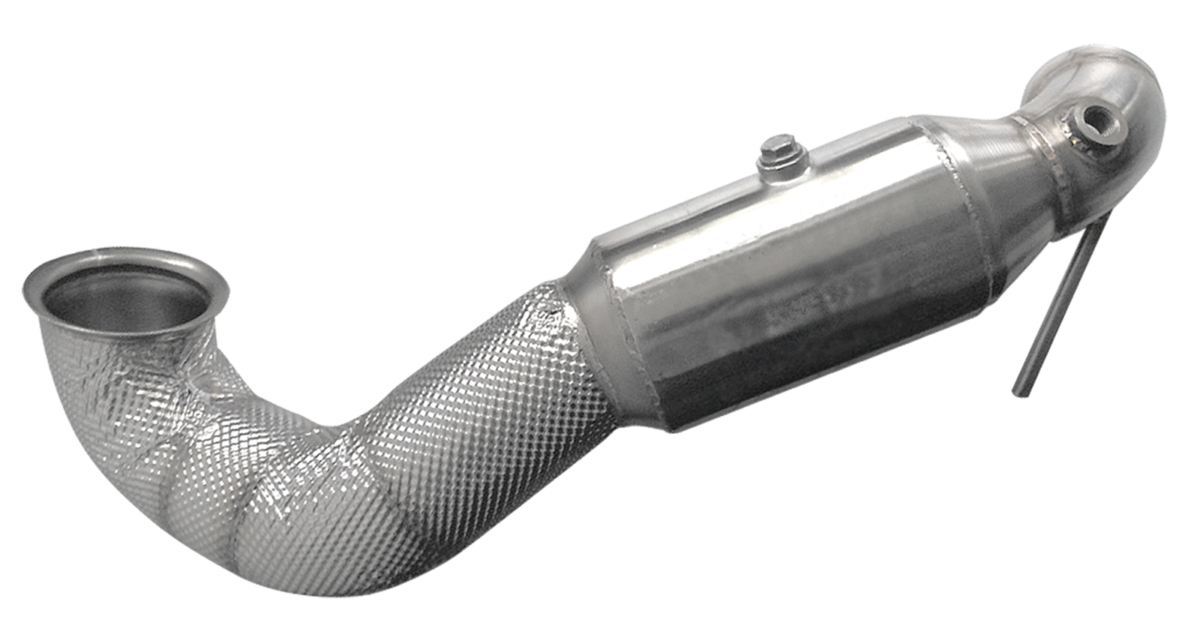 HJS Motorsport Downpipe til Mercedes A45 / CLA45 / GLA45 AMG