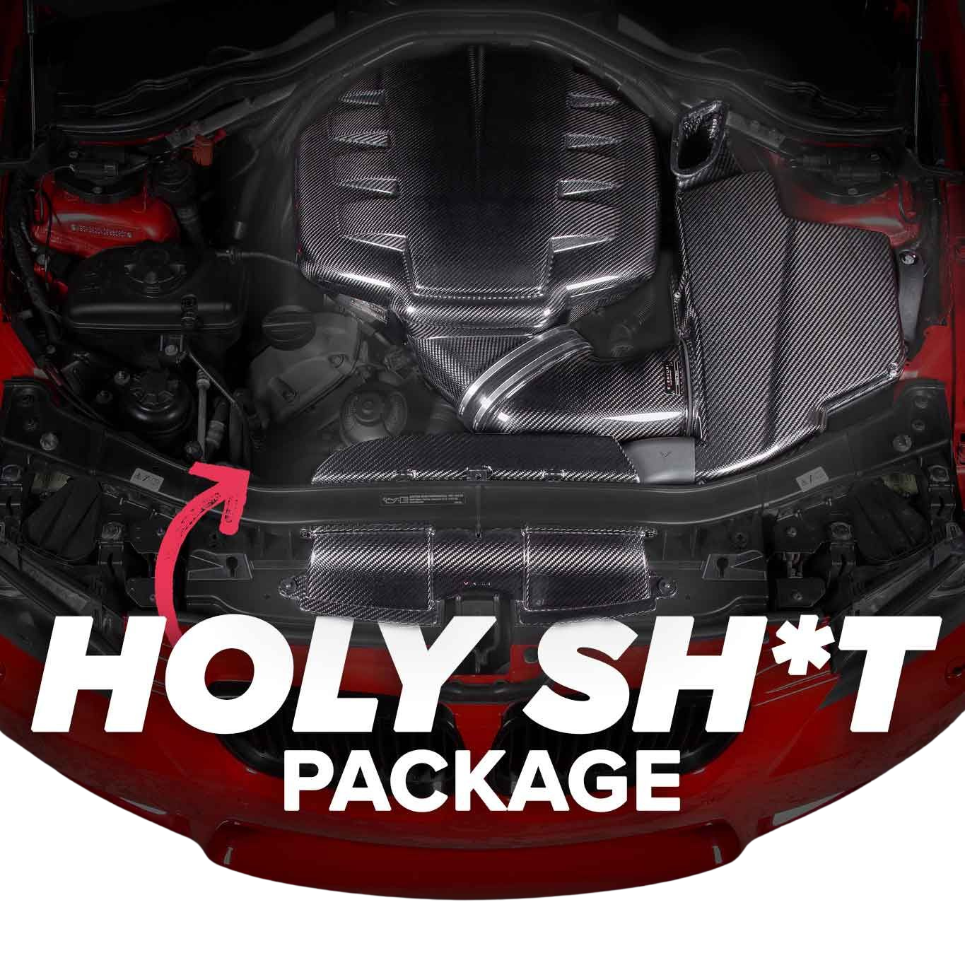 EVENTURI FULLKIT INDSUGNING til BMW M3 E90, E92 & E93 S65B40